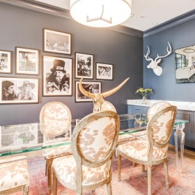 Everything within reach a clubhouse room with chairs and a table