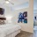 a bedroom with a large bed