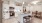 a kitchen with a bar stool and a bar stool