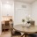 a dining room table with chairs